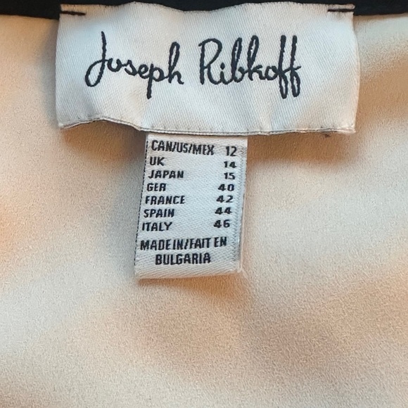 Joseph Ribkoff, Silky, Powder Pink/Off-White/Black Blouse - Picture 2 of 9